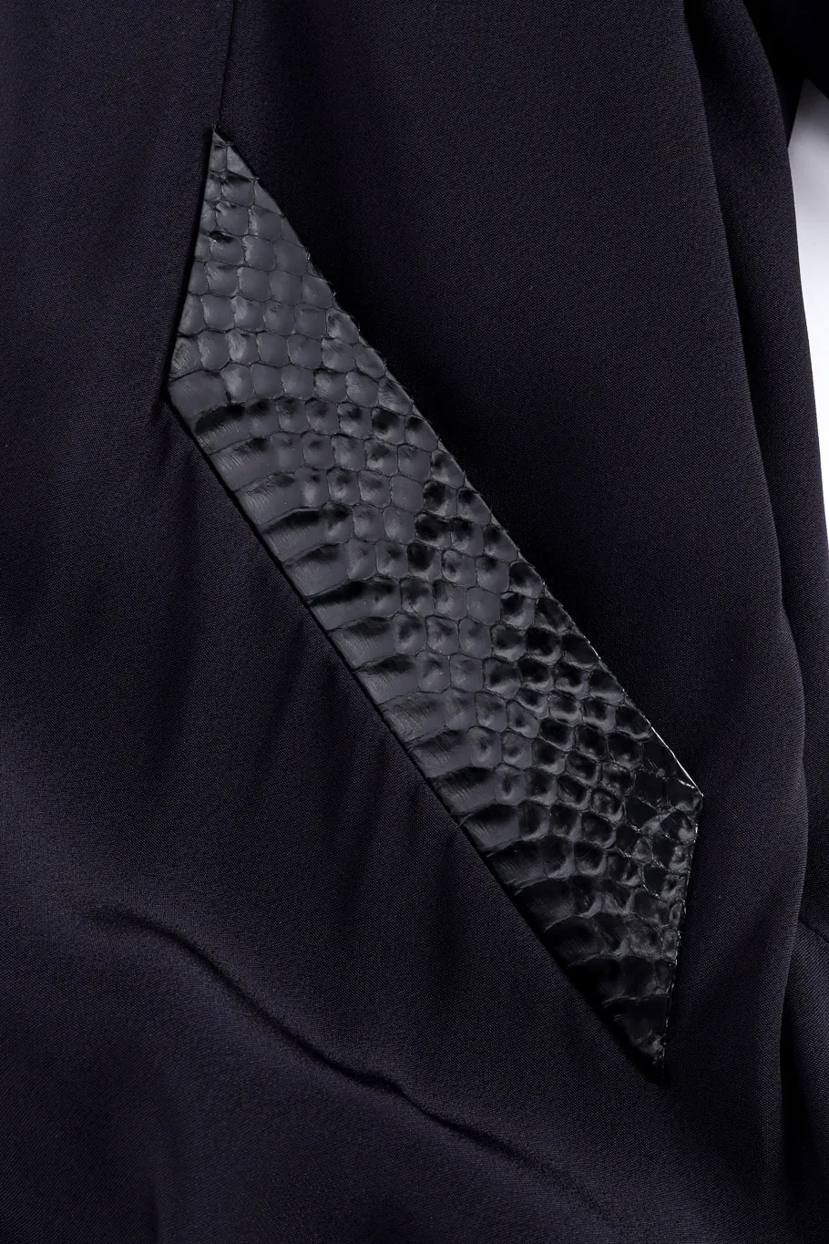 1996 F/W Python Trim Gown