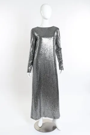 2020 S/S Metallic Jersey Gown