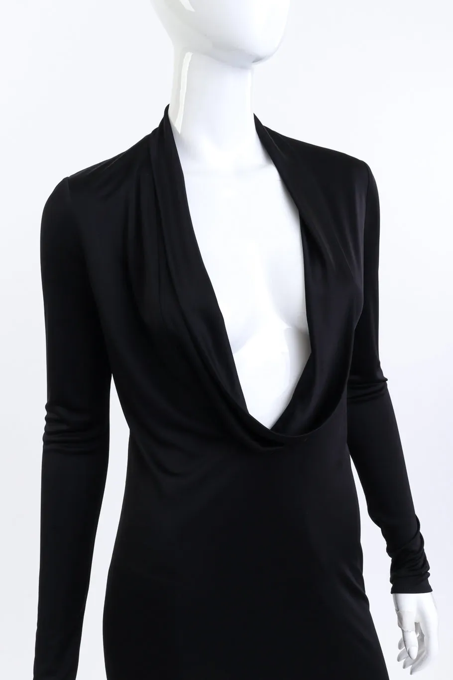 2023 S/S Cowl Neck Maxi Dress