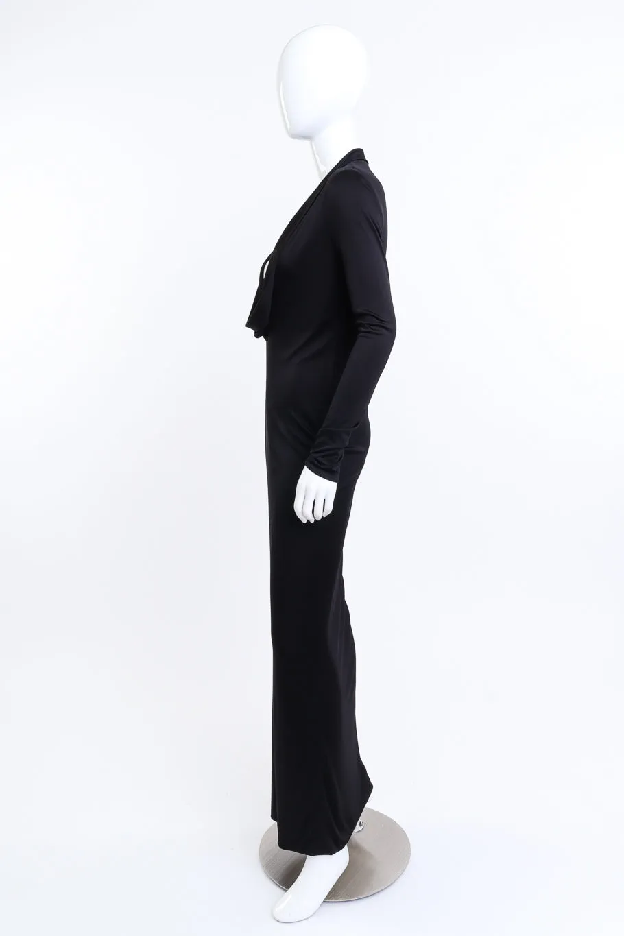 2023 S/S Cowl Neck Maxi Dress