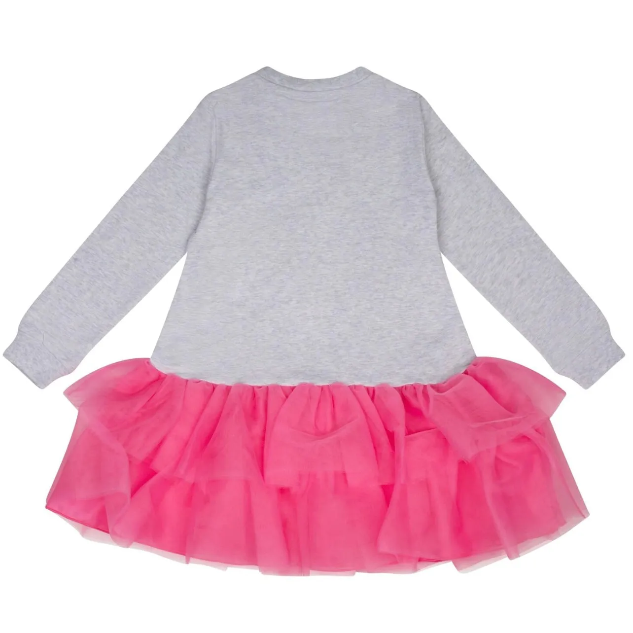 ADee THEA Light Grey Marl Bow Sweat Dress W244721