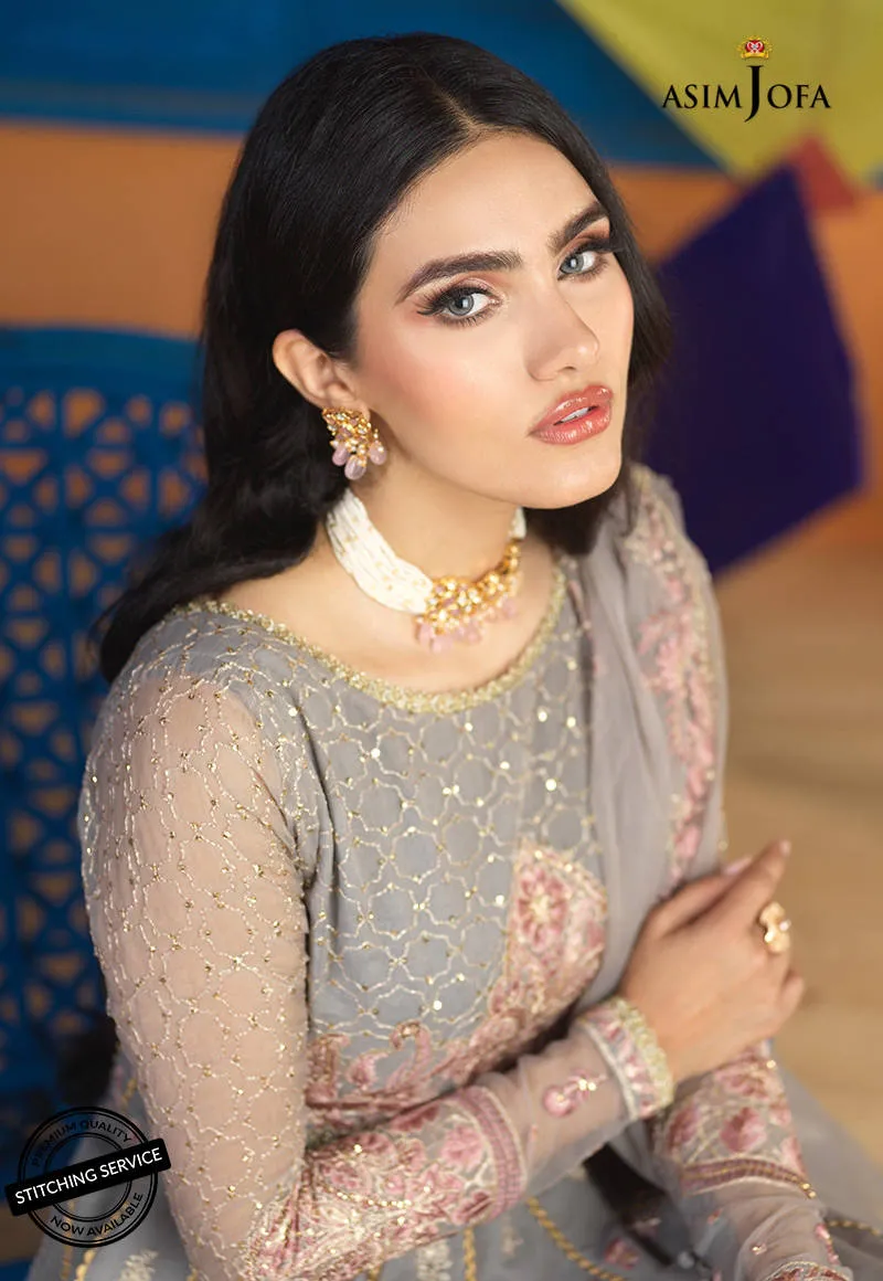AJFC-70 | Asim Jofa Basant Collection 2022 | Unstitched Embroidered Organza Suit