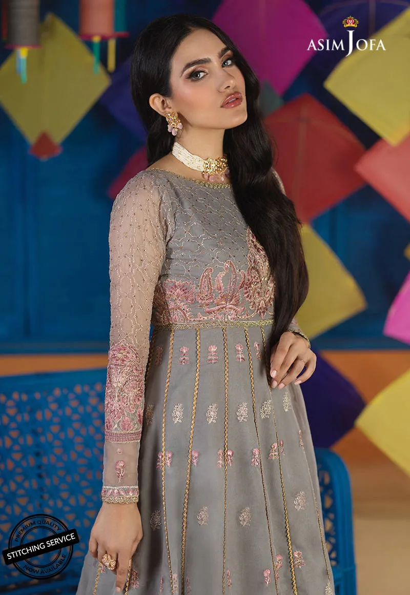 AJFC-70 | Asim Jofa Basant Collection 2022 | Unstitched Embroidered Organza Suit