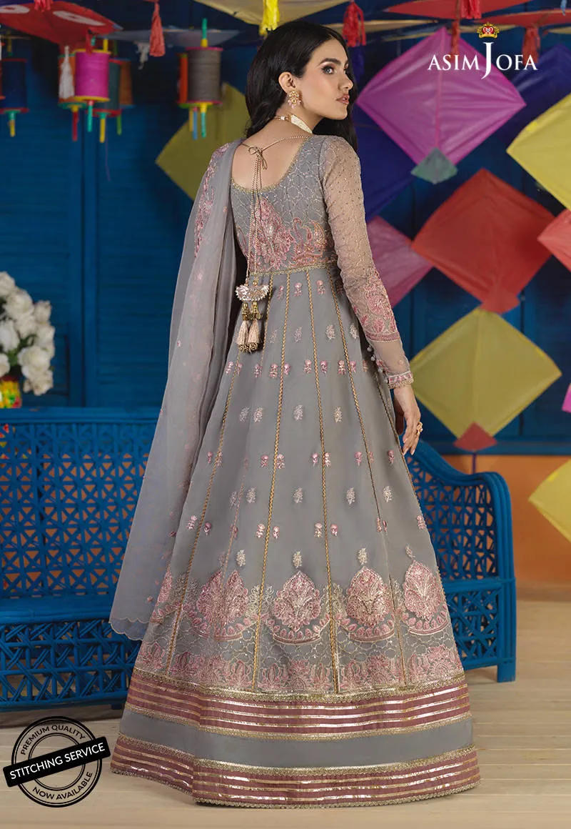 AJFC-70 | Asim Jofa Basant Collection 2022 | Unstitched Embroidered Organza Suit