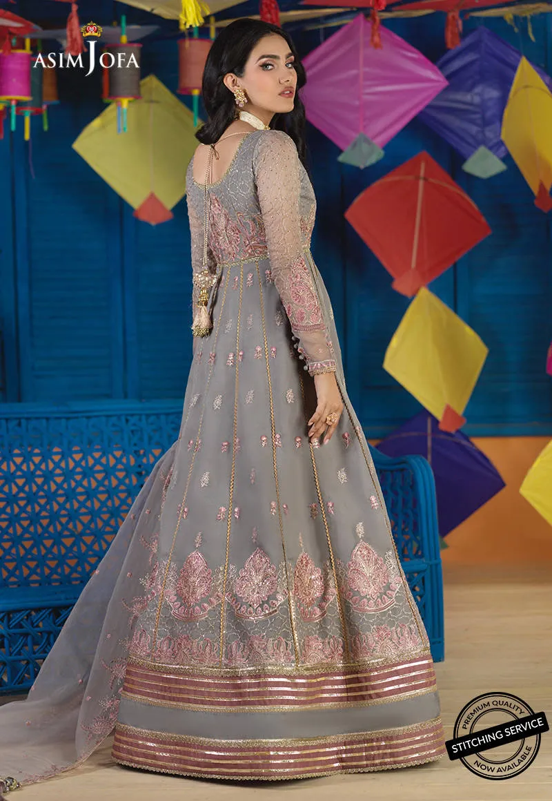 AJFC-70 | Asim Jofa Basant Collection 2022 | Unstitched Embroidered Organza Suit