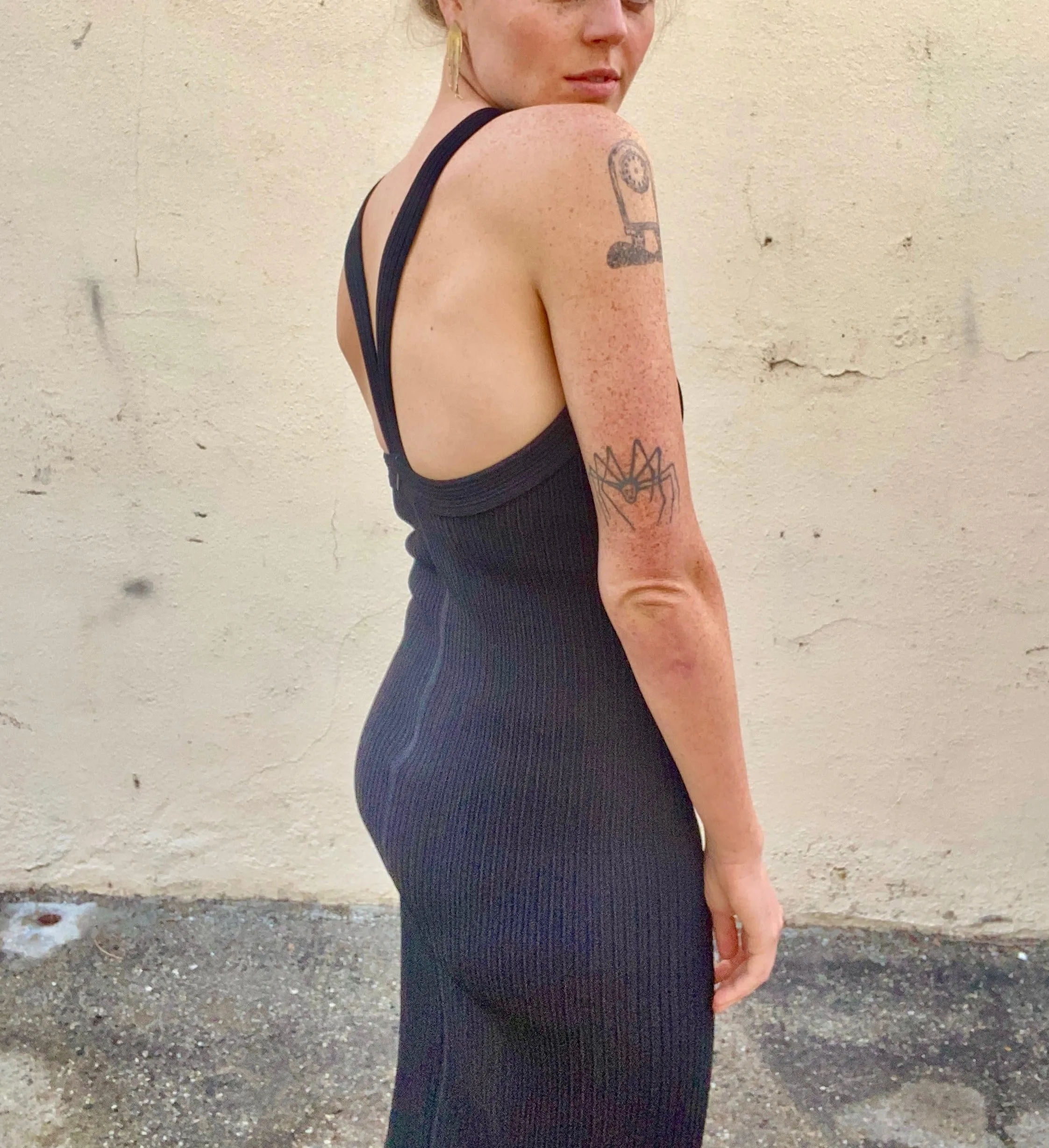 Alaia Black Bodycon Dress