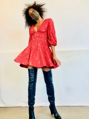 Allen Schwartz Lia Deep V Dress