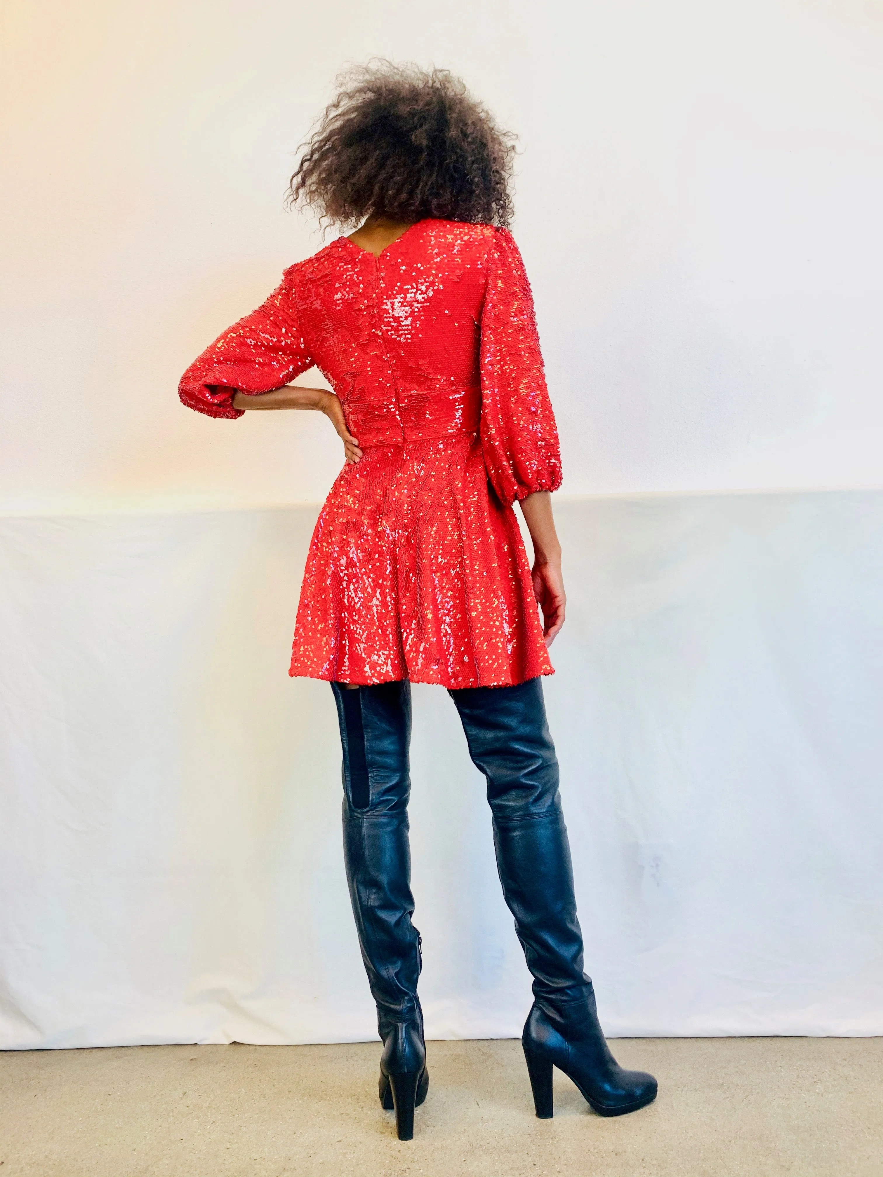 Allen Schwartz Lia Deep V Dress