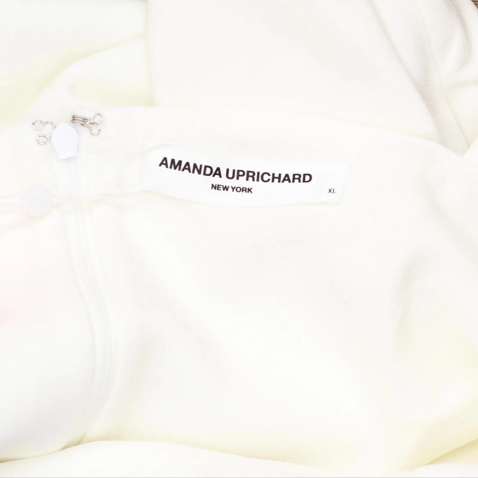 Amanda Uprichard Womens Nelly Mini Dress Ivory  White XL