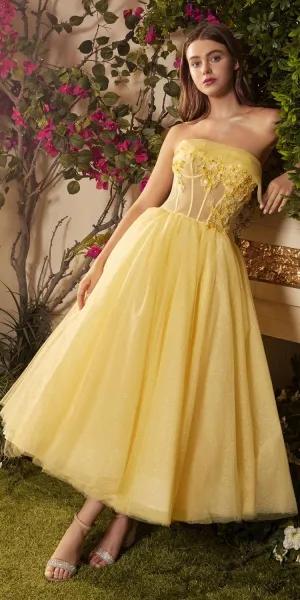 Andrea & Leo A1055 Sunshine Tea Length Dress