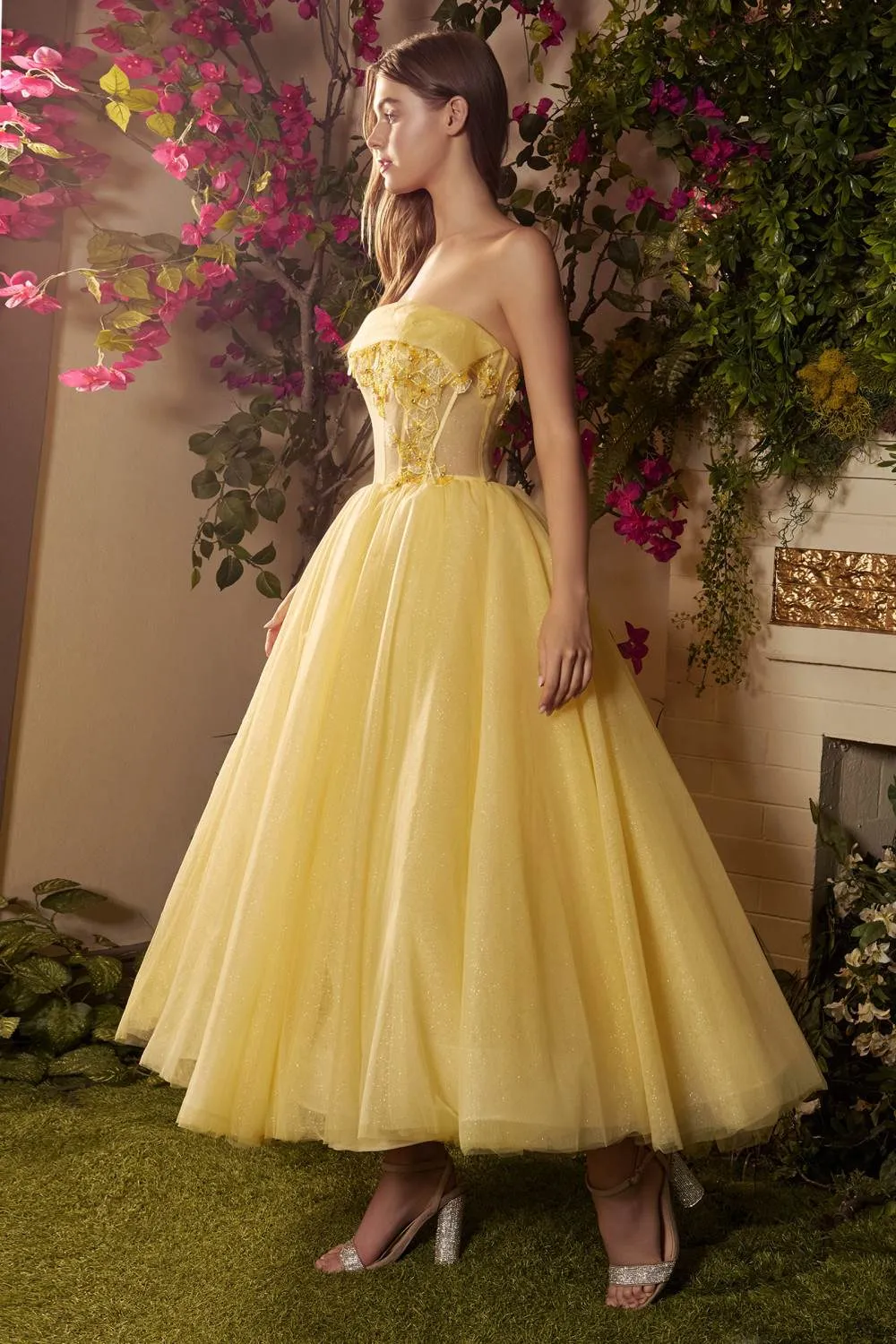Andrea & Leo A1055 Sunshine Tea Length Dress
