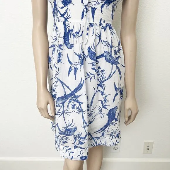 [Anthropologie] Akemi   Kim Audobon Fit &amp; Flare Romantic Mini Dress Pockets 16