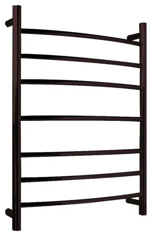 Anzzi Gown 7-Bar Stainless Steel Wall Mounted Towel Warmer in Oil Rubbed Bronze