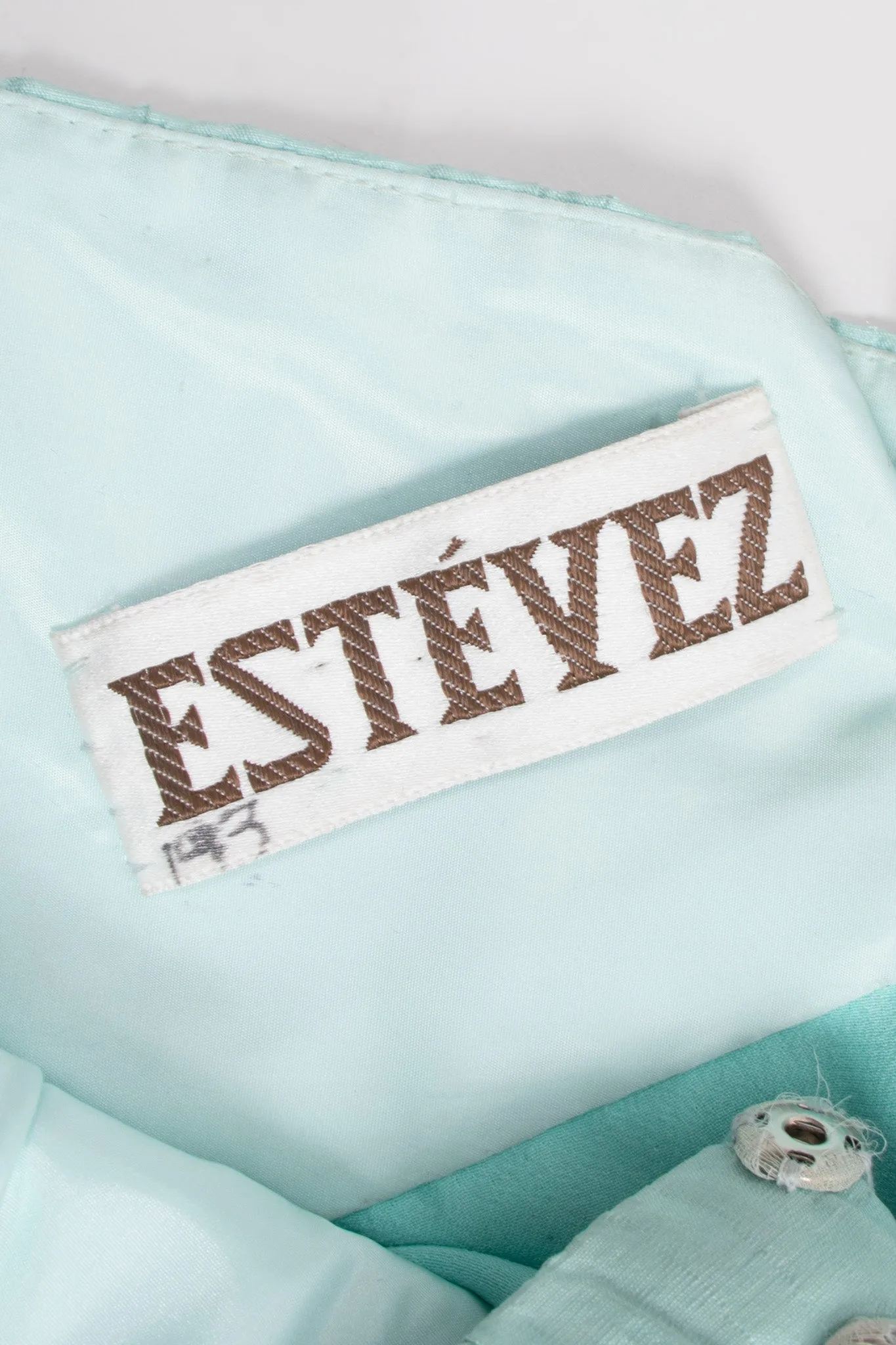 Asymmetrical Side Bustle Gown