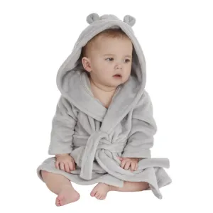 Babies personalised hooded dressing gown