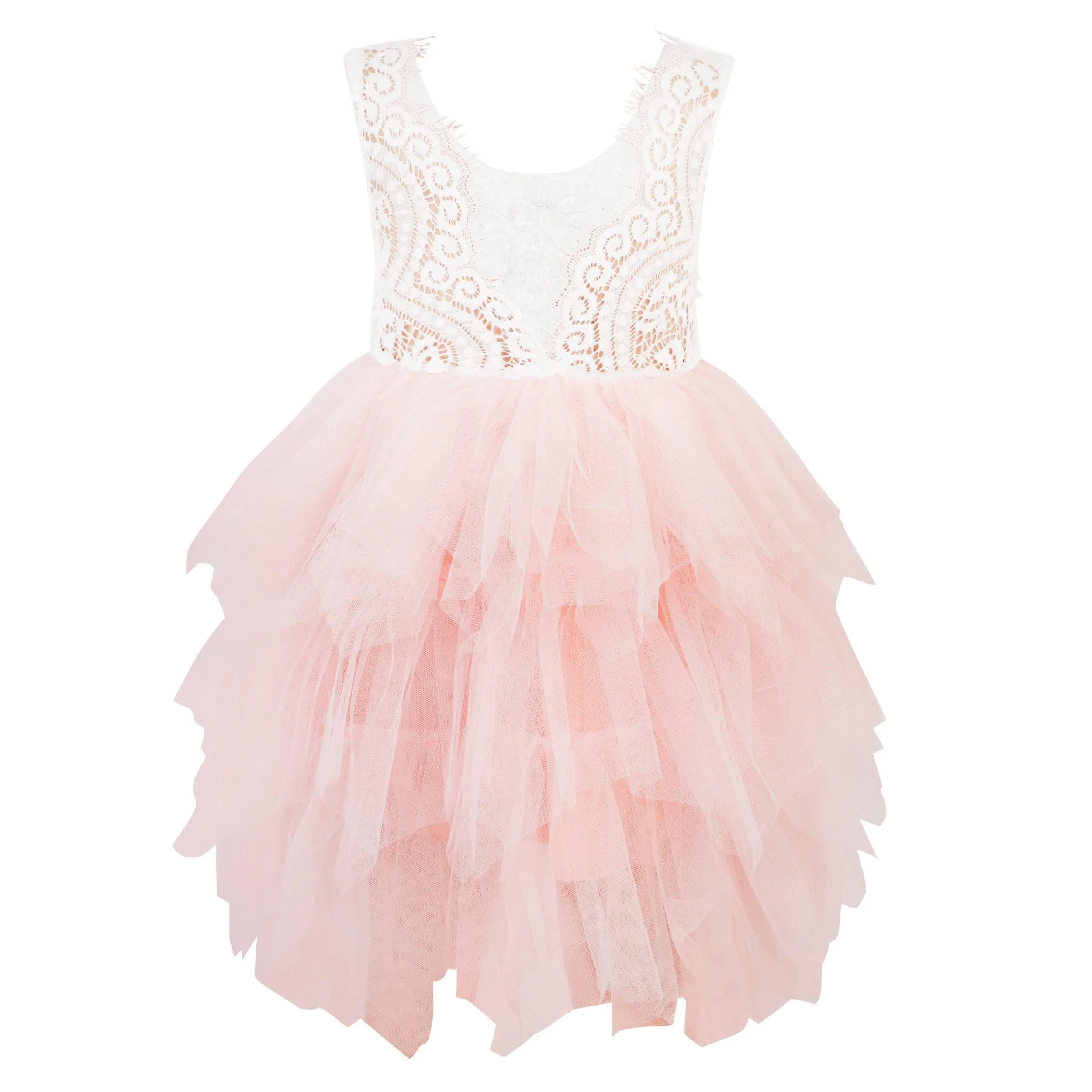Baby Boho Dreams Dress - Blush Appliqué