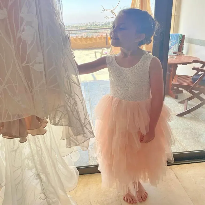 Baby Boho Dreams Dress - Blush Appliqué