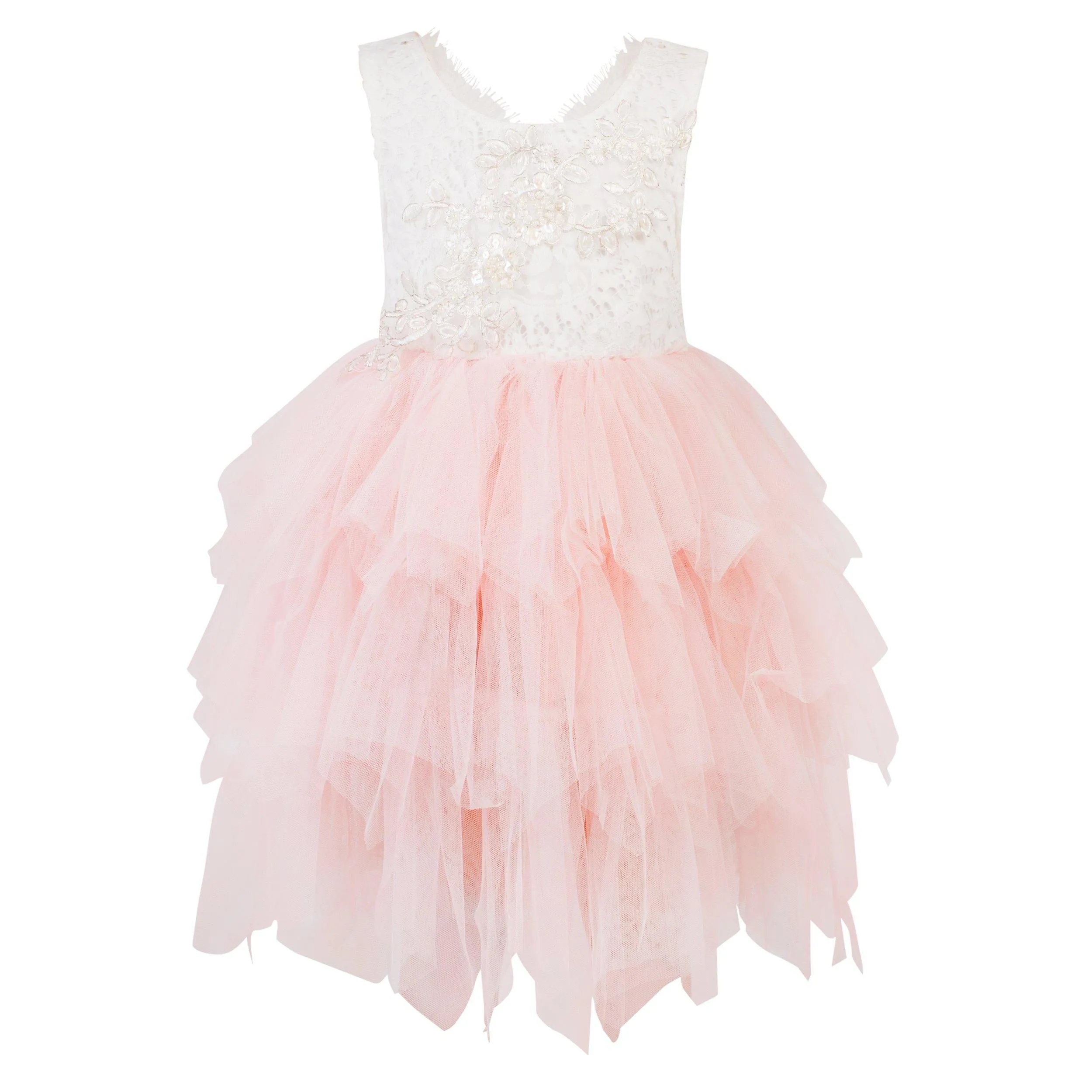 Baby Boho Dreams Dress - Blush Appliqué