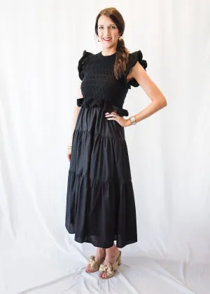 Back in Black Mix Media Dress