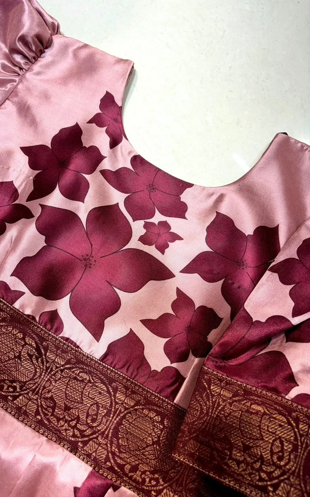 Banaras Gown with Dupatta