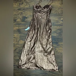 Bardot Sequin Dress Bronze‎ NWT Small
