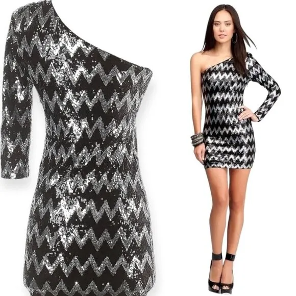 Bebe Sequin Dress s