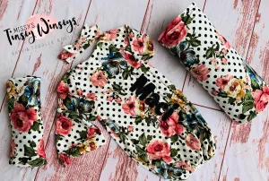 Black & White Polka Dot Coming Home Set