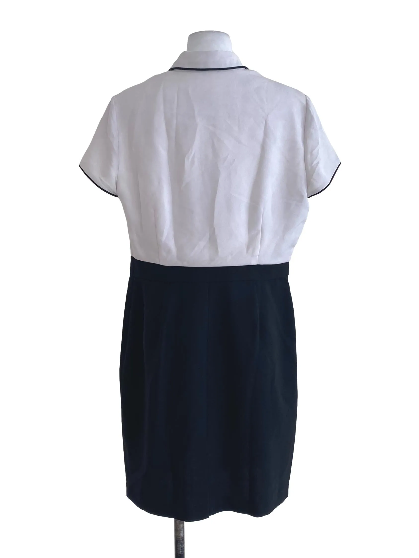 Black And White Empire Dress