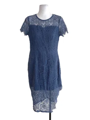 Blue Laced Empire Dress