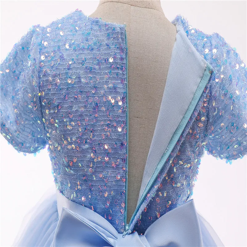 Blue Sparkle Party Dress