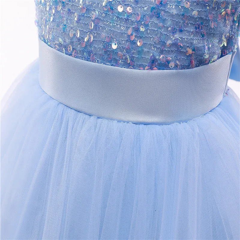 Blue Sparkle Party Dress