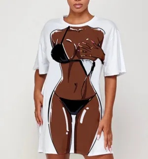 Body Bae Baddie Shirt Dress