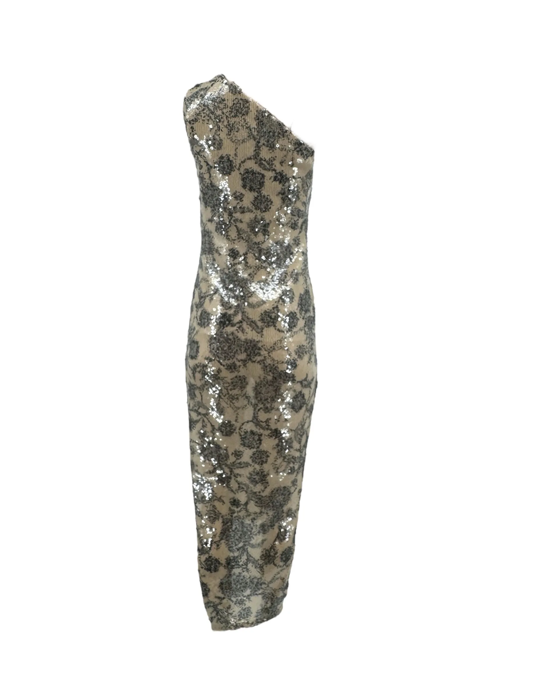 Botanical Ivory Sequin Dress - MADE TO ORDER