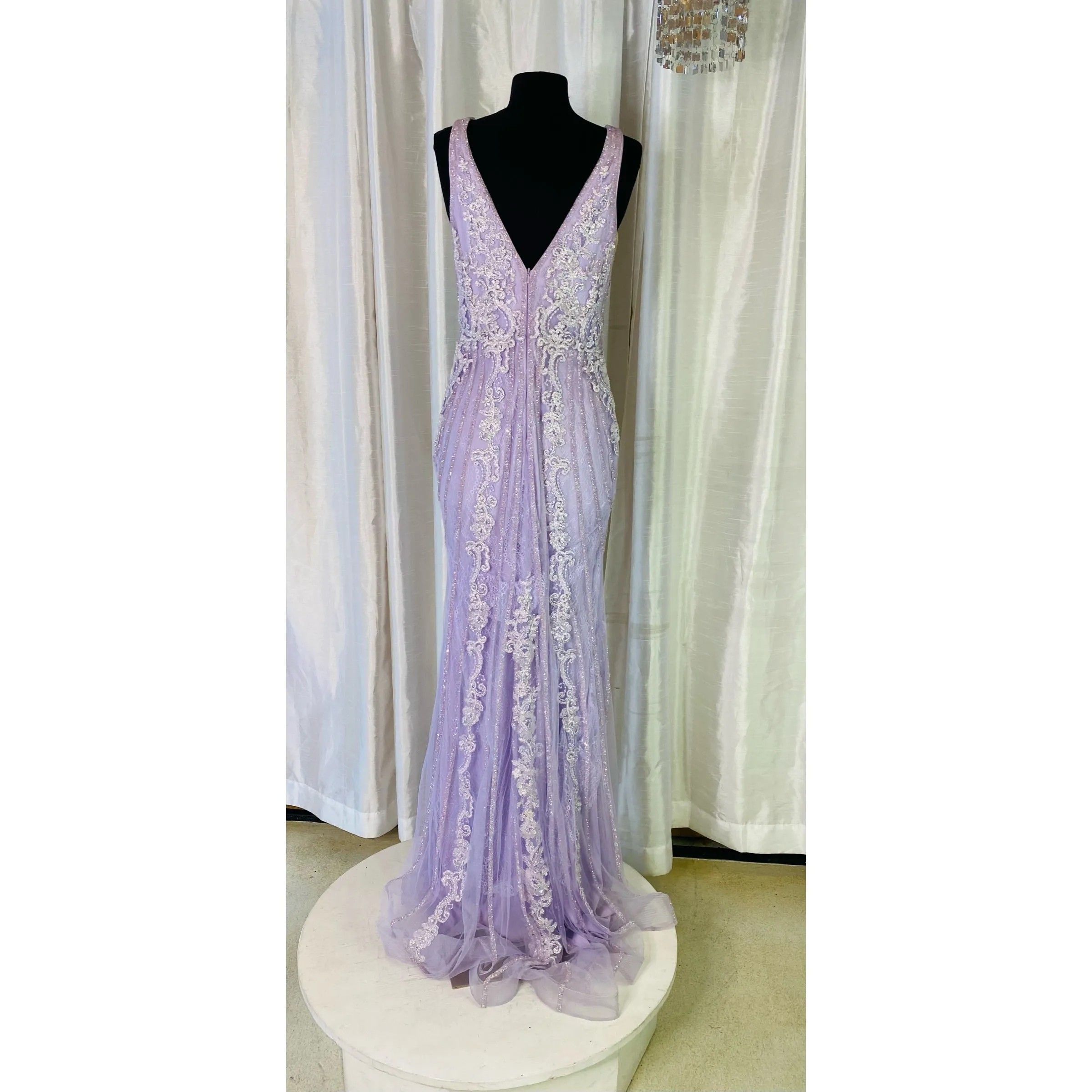 BOUTIQUE Long Gown Lavender Size 2