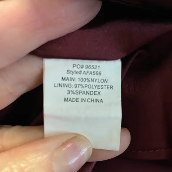 Brand New MODCLOTH Liza Luxe Burgundy Dress - Size XXL