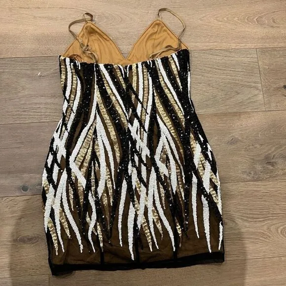 By The Way Superdown Lilah Sequin Mini Dress Size S