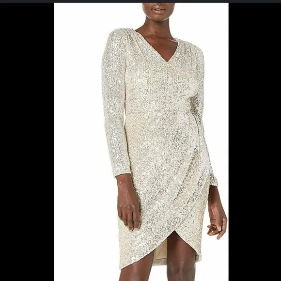 Calvin Klein Sequin Party Dress Sz 16