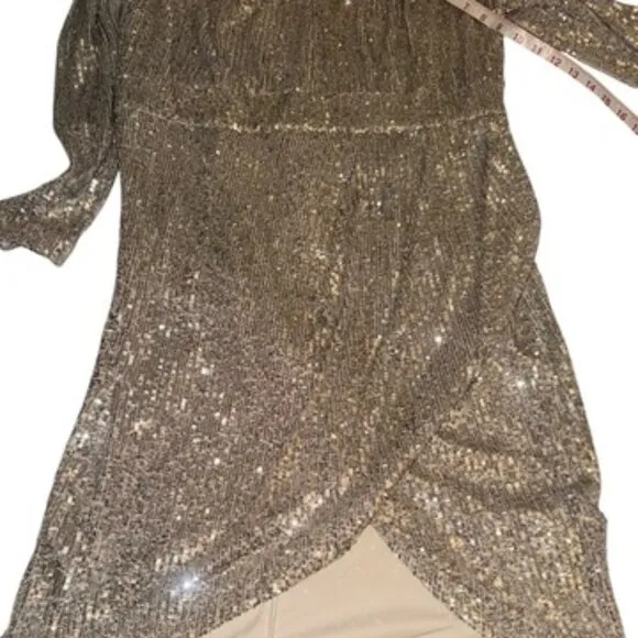 Calvin Klein Sequin Party Dress Sz 16