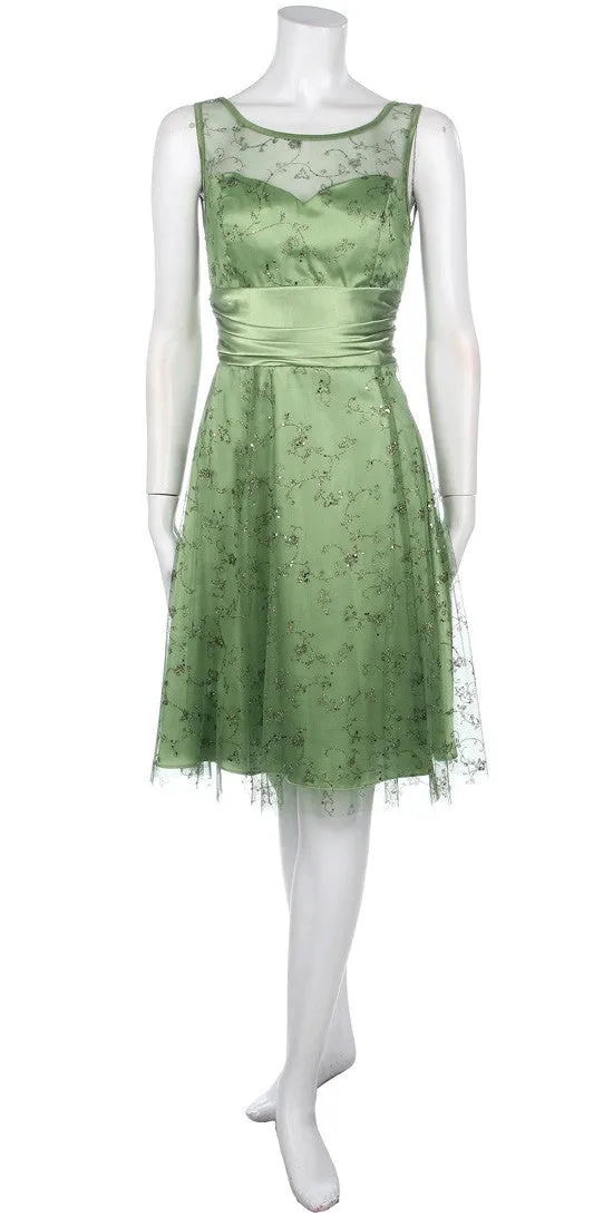 CLEARANCE - Juliet 2157 Knee Length A-Line Semi-Formal Dress