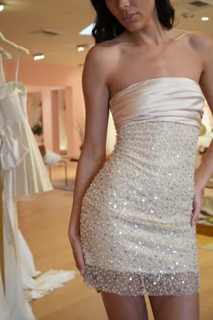 Cristos strapless mini