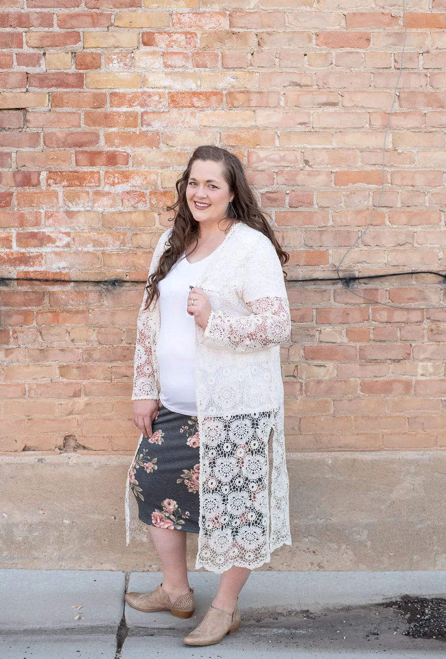 Crochet Plus Size Duster