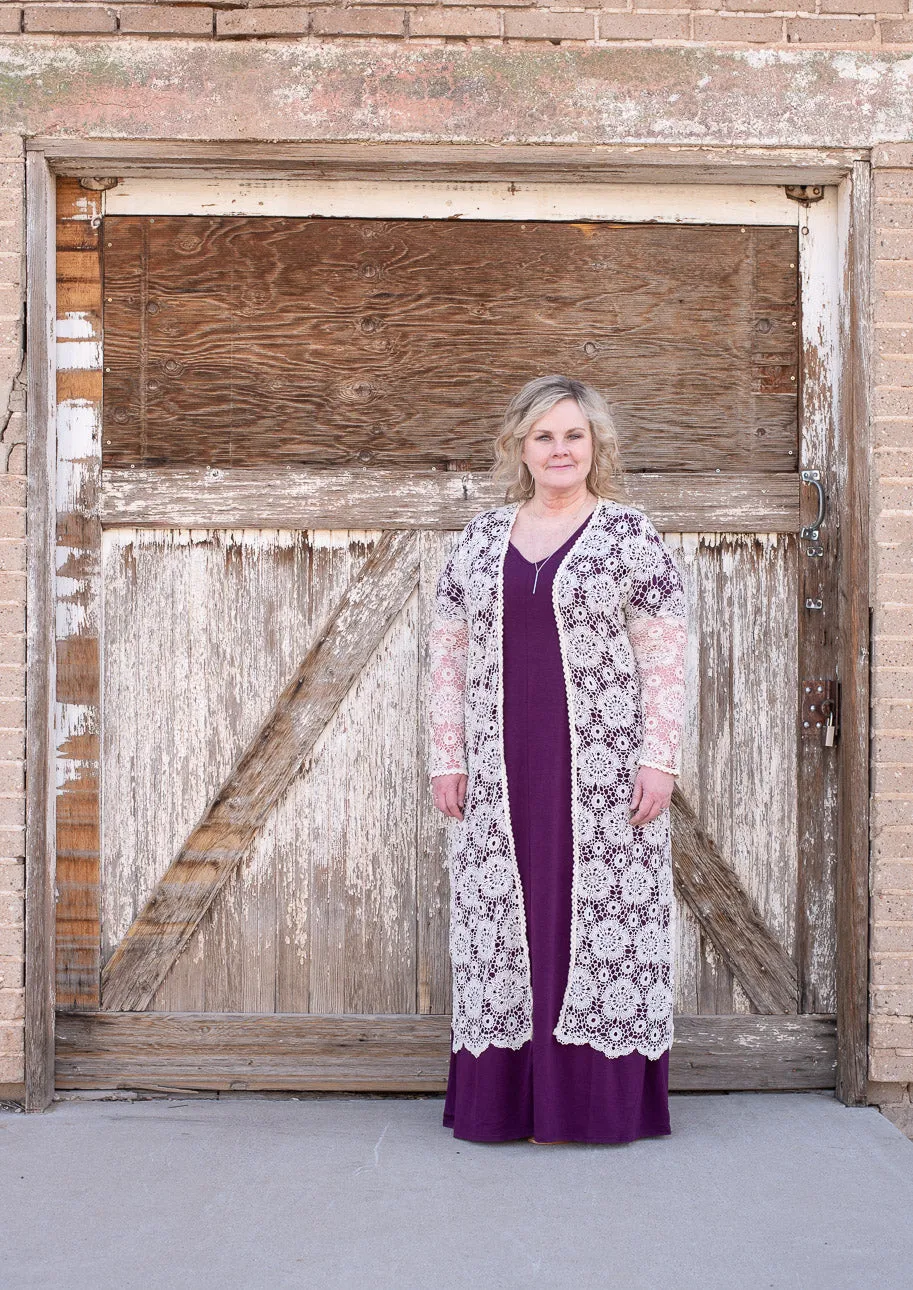 Crochet Plus Size Duster