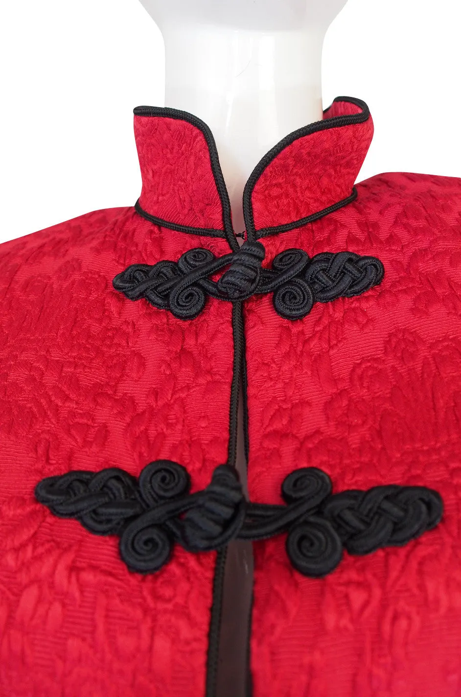 Documented F/W 1990-91 Yves Saint Laurent Red Jacket