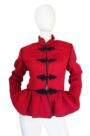 Documented F/W 1990-91 Yves Saint Laurent Red Jacket