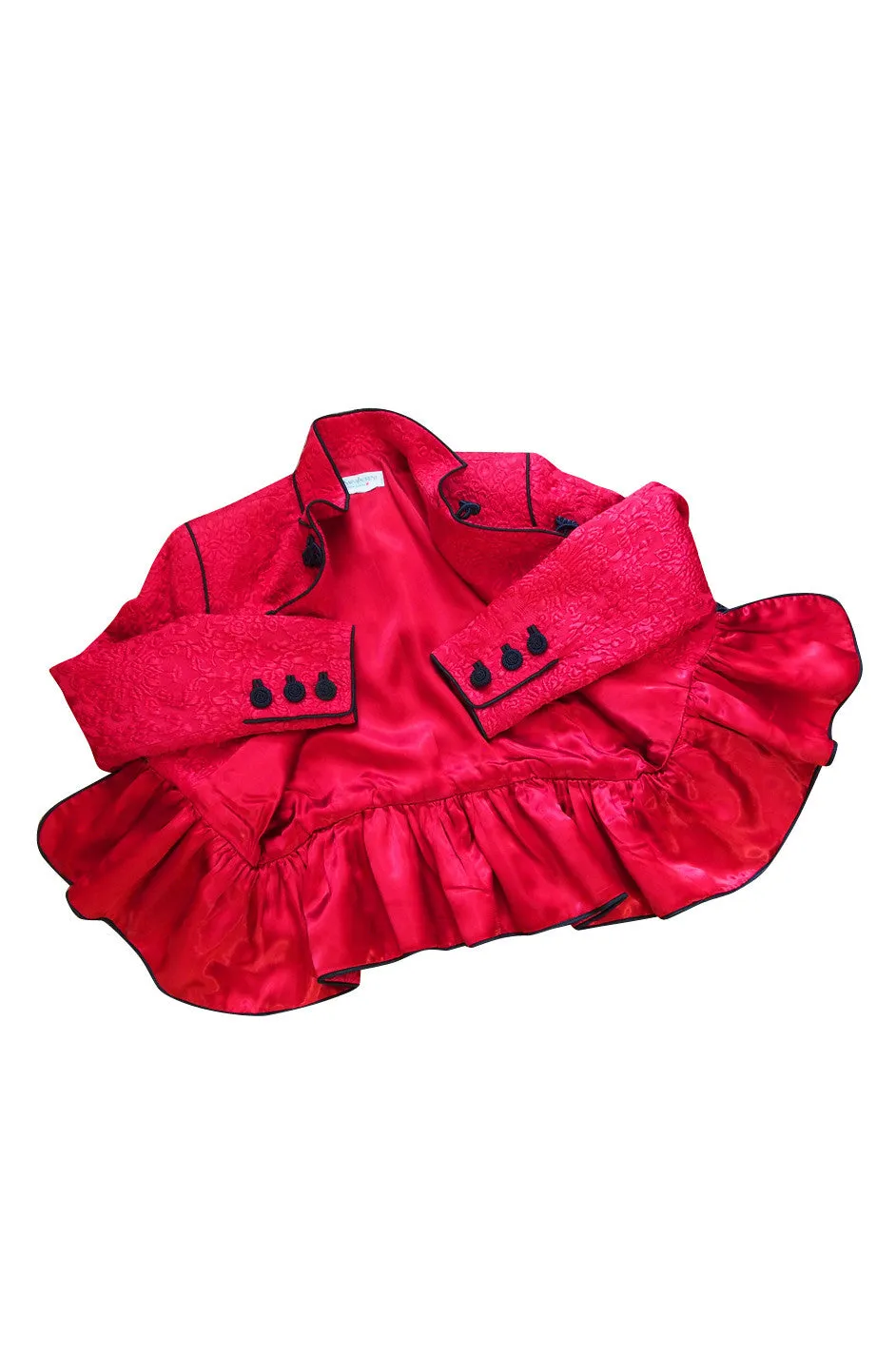 Documented F/W 1990-91 Yves Saint Laurent Red Jacket