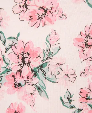 Dream Floral Sleeper Gown And Hat