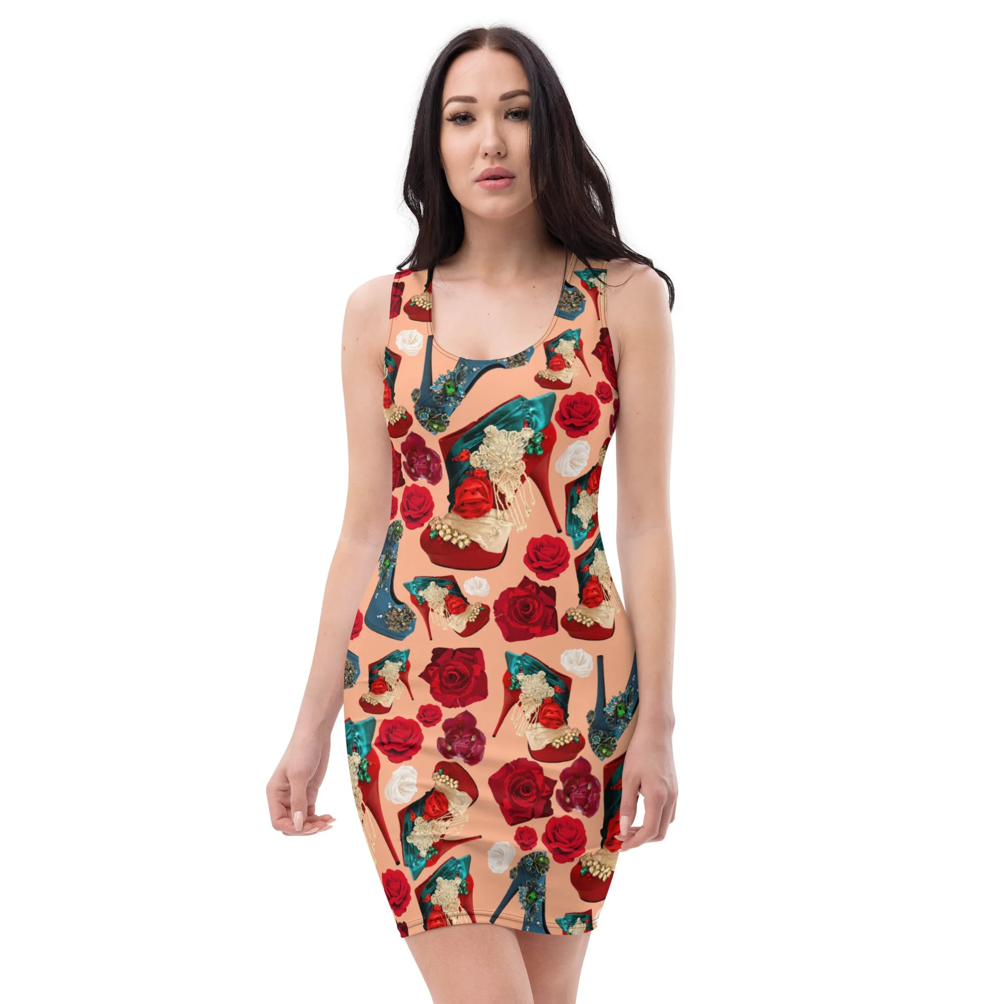 Dress 'Fiori tricolore'