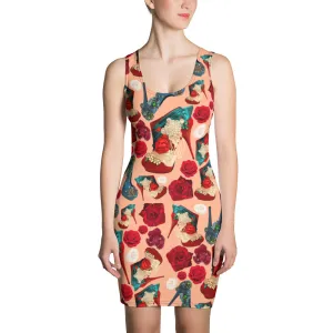 Dress 'Fiori tricolore'