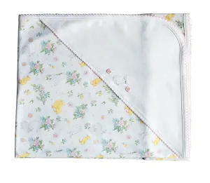 Easter Floral Baby Blanket