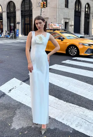Eden Square Neckline Column Gown